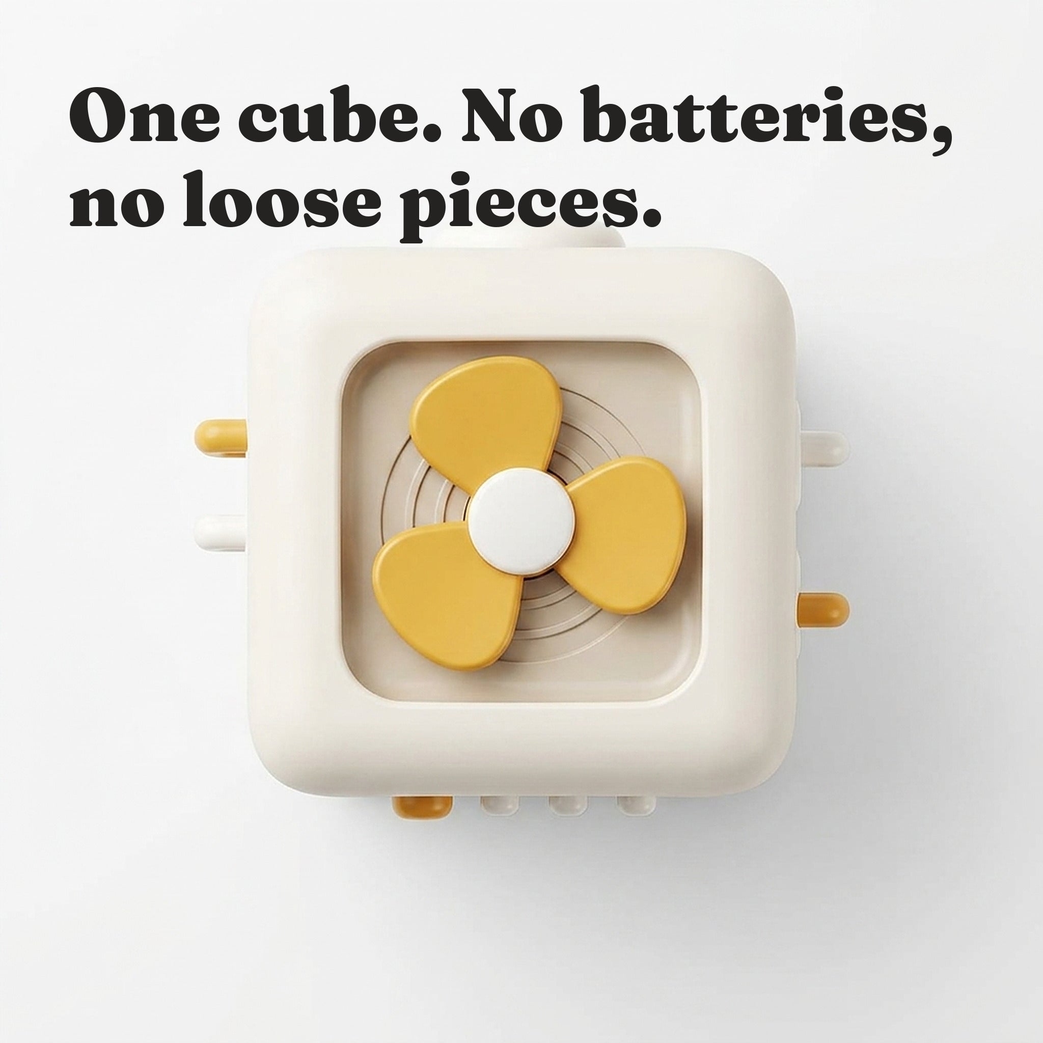 What arrives: one 6-in-1 Activity Cube, no batteries and no loose pieces