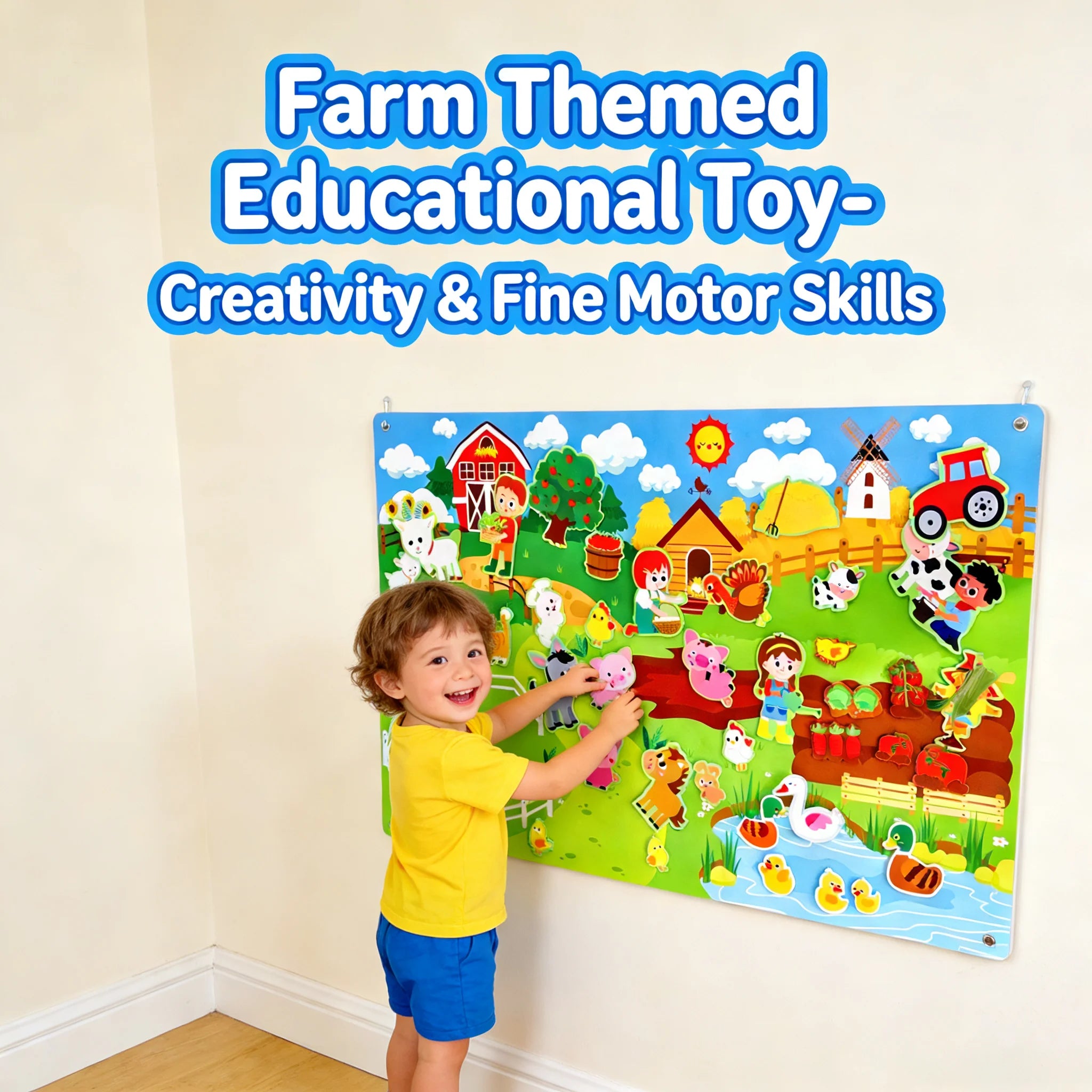 Felt Farm Play Mat