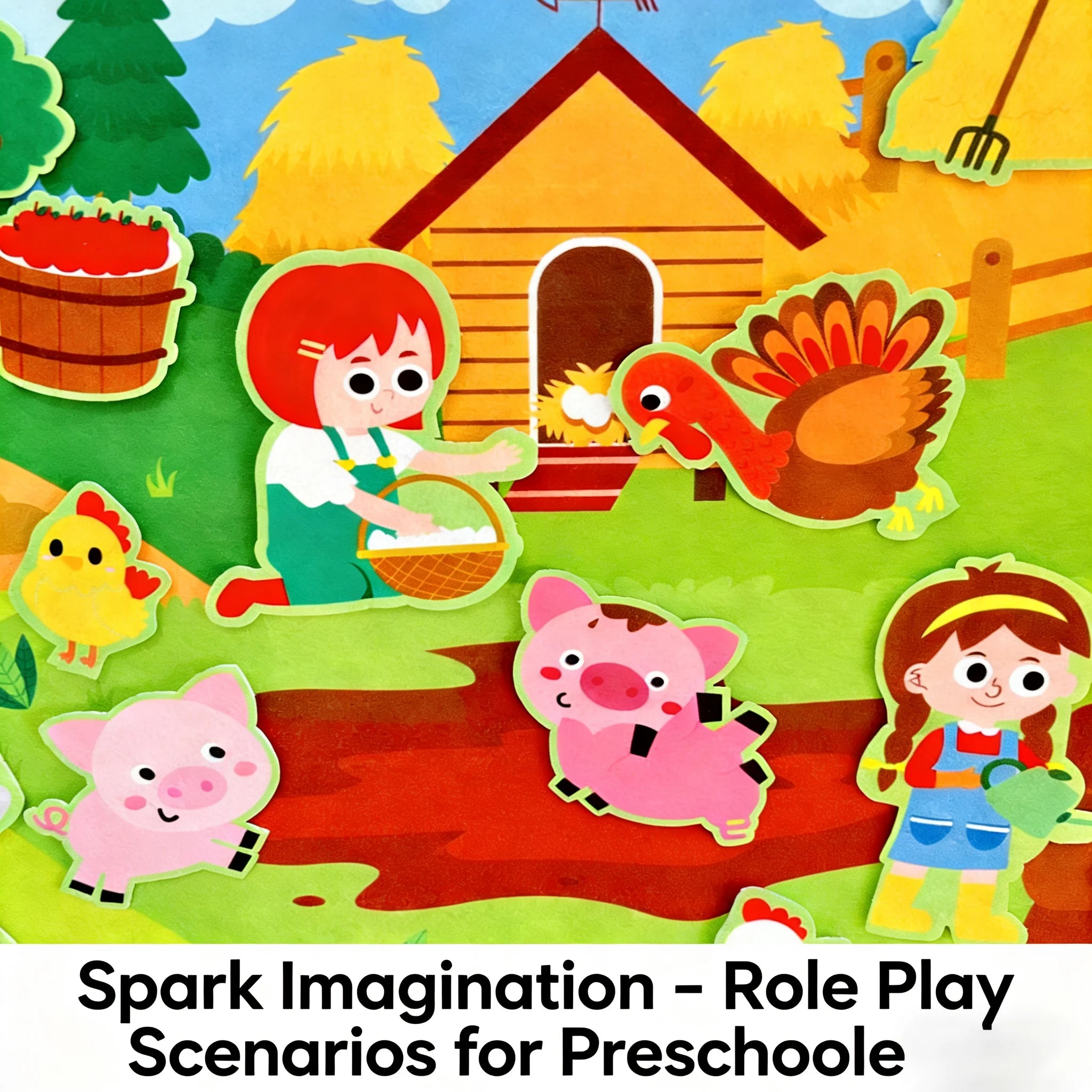 Felt Farm Play Mat