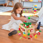 Wooden Sorting Trolley