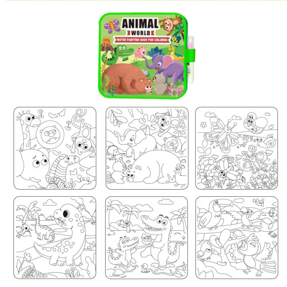 Magic Water Drawing Book
