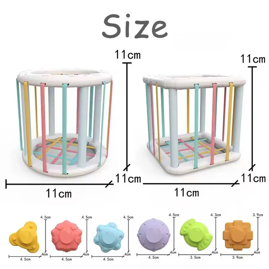 Wooden Shape Sorter Cube