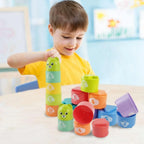 Rainbow Stacking & Nesting Cups (9 Pieces)