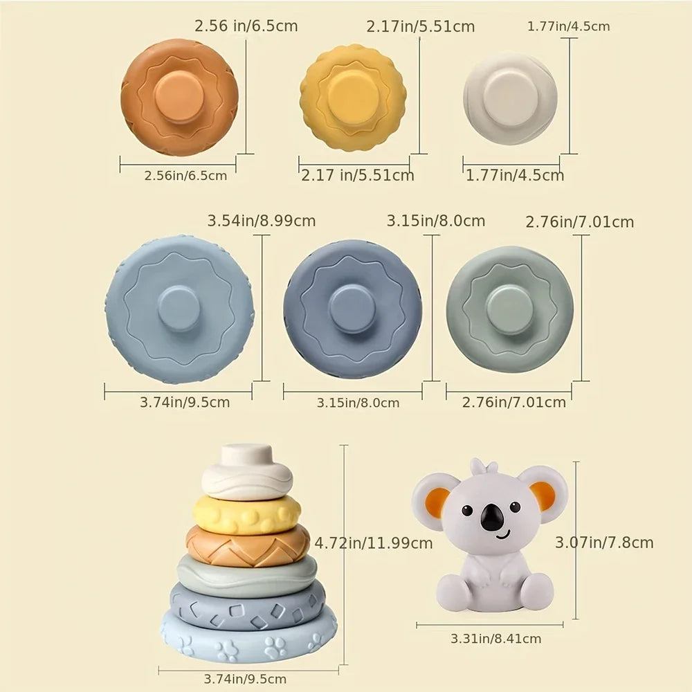 Silicone Stacking & Teething Toy
