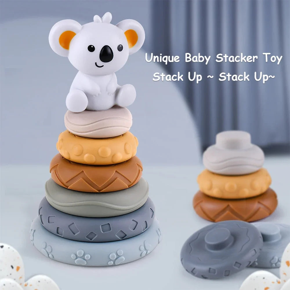 Silicone Stacking & Teething Toy
