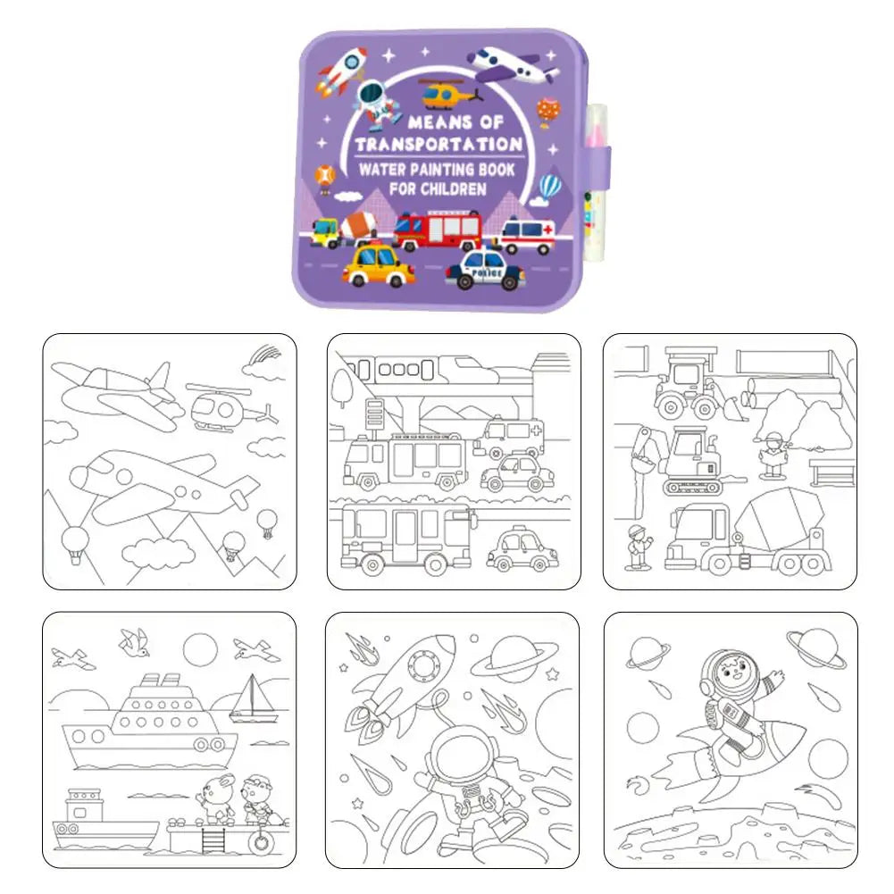 Magic Water Drawing Book