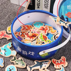 Magnetic Wooden Fishing Game