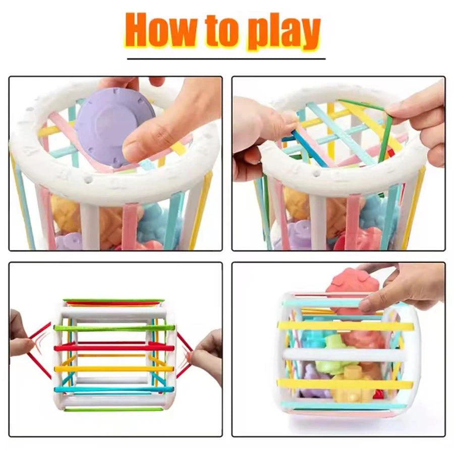 Wooden Shape Sorter Cube