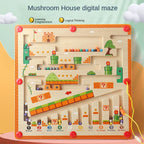 Magnetic Colour & Number Maze