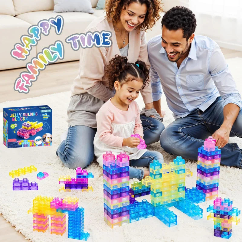 Soft Silicone Building Blocks (40-Piece Set)