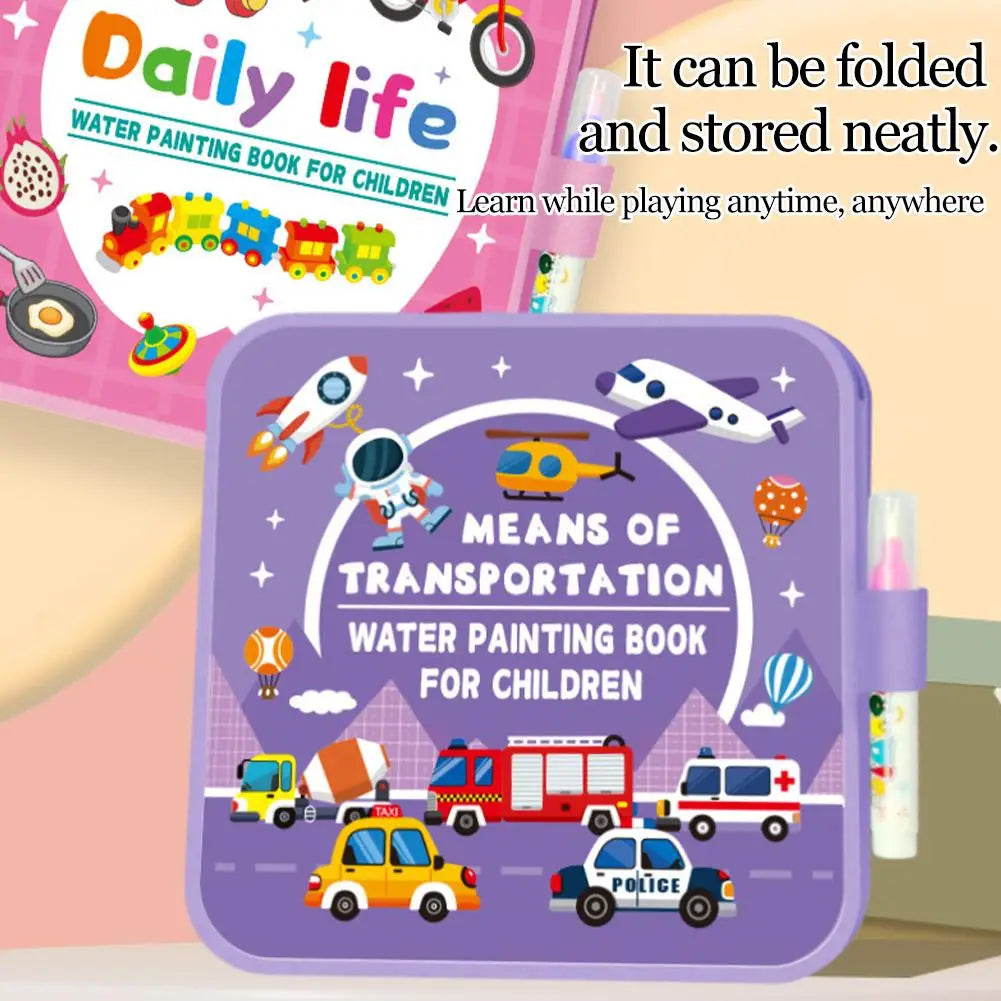 Magic Water Drawing Book