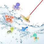 Magnetic Wooden Fishing Game