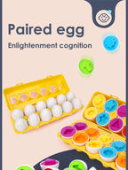 Geometric Matching Eggs (6-Piece Set)