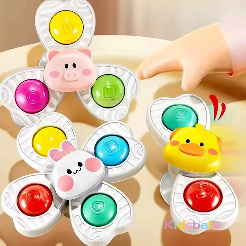 Suction Fidget Spinners (3-Pack)