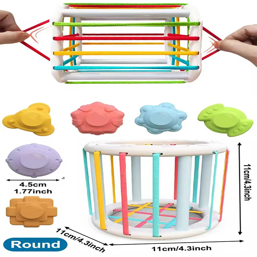 Wooden Shape Sorter Cube