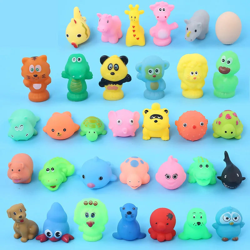 Squirt Animal Bath Toy Set (10 Pieces)