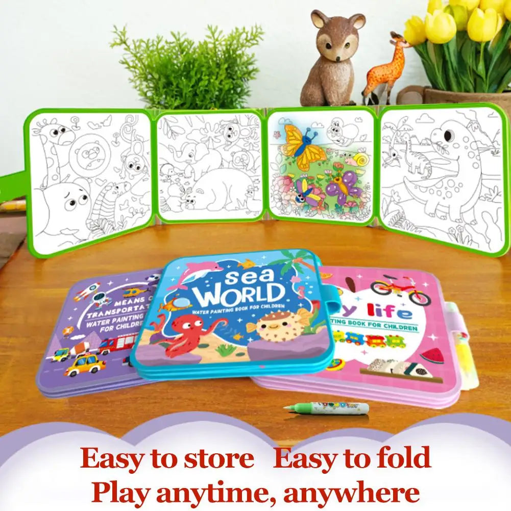 Magic Water Drawing Book