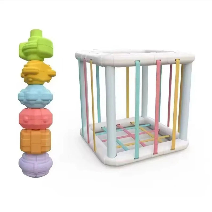 Wooden Shape Sorter Cube
