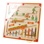 Magnetic Colour & Number Maze