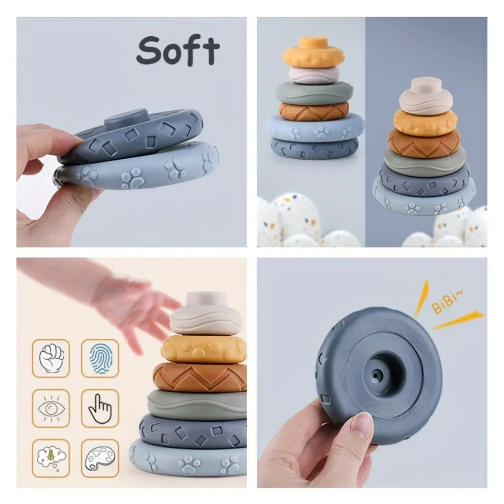 Silicone Stacking & Teething Toy